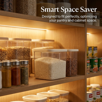 Airtight Food Storage Containers for Dry Foods, Large Cereal Storage Containers, Kitchen Storage Con - Image 8