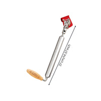 Pastry Rolling Tool with Clamp Food Grade Manual Pastry Roller with Wooden