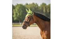 Ear Bonnet with Ruffled Edge Piped Horse Ear Bonnet Suitable fit Tack for Equestrian Training