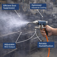 Stainless Steel Gas-Water Mixing Nozzle, Industrial Spray Nozzle for Humidifying, Cooling, Dust Remo - Image 2