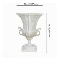 Decorative Vase Classical Sculptural Vase Textured for Home Decorators