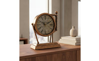 Noiseless Analog Timepiece Compact Decorative Analog Timepiece Easy to Read