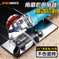 45-Degree Tile Chamfering Tool for Angle Grinder, Thickened and Extended