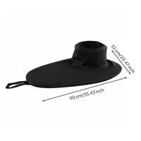 Cockpit Spray Skirt Nylon Kayak Spray Skirt Adjustable Elastic Band Water Sports Gear