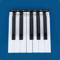 Electronic Keyboard Keys Long-Lasting Black and White Key Set Wear-Resistant