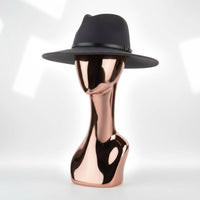 Hat Mannequin Head Long Extended Neck Hairpiece Stand Head Smooth Glossy Finish Hat Display Stand for Salon