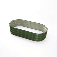 Oval Raised Garden Bed Outdoor Metal Garden Bed Long-Lasting for Gardeners