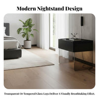 Floating Nightstand Modern design Wall-Mounted Drawer Easy to Clean for Entrypath