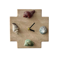 Unique Clock Beige Stone Clock