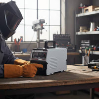 Portable MIG MMA Welder Lightweight MIG MMA Fusing Machine 160A Fusing Converter Compact Stick Welder Hot Start for Workshop