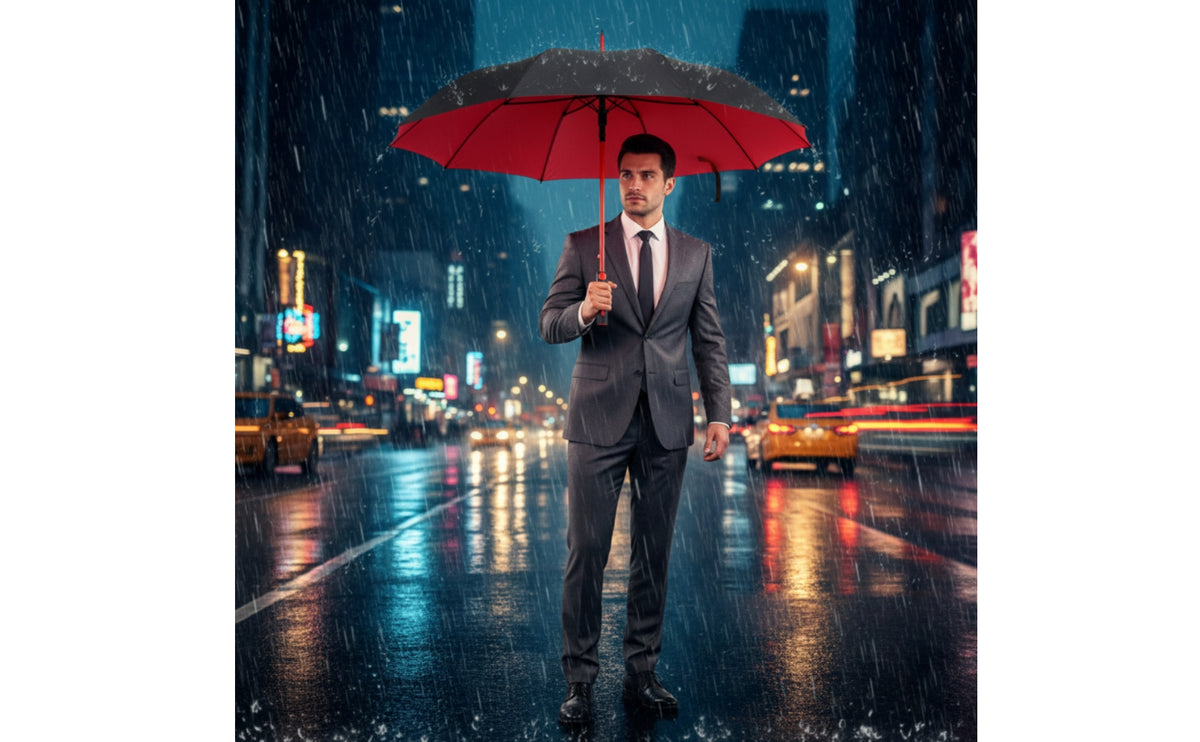Wind-Resistant Automatic Umbrella Large Windproof Umbrella Waterproof Water-Repellent for Daily Commute