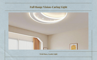 Dimmable LED ceiling light, eye-safe