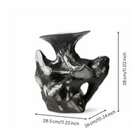 Art Vase Stable Base Decorative Vase Easy to Clean Home Decor for Hotel, Sales Office
