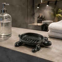 Aquatic Soap Dish Retro Cast Iron Soap Tray Sturdy Duty for Salon, Hotel