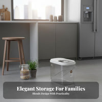 Moisture-Proof Rice Storage Container Safe Rice Dispenser Space-Saving Design for Countertop, Kitchen Cabinet