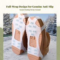 Steel ice cleats, non-slip hiking