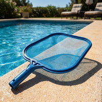 Pool Skimmer Net Rectangular Leaf Skimmer with Mesh Bag Easy to Use