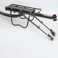 Quick Release Rear Bike Rack with Reflector Reflective Rear Bike Rack Sturdy Long-Lasting for Touring, Outdoor Cycling