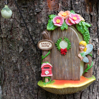 Resin Fairy Mailbox Ornament for Garden and Landscape