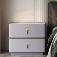 Light Luxury design 3-Drawer Bedside Table Modern Design 3-Drawer Chest Sturdy Construction Nightstand space-saving Size for Homeowners, Apartment Dwellers, Interior Decorators, Guest Room, Small Spaces, Hallway