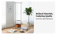 Rolling Closet with Shelves Minimalist Design Rolling Valet Stand with Shelves