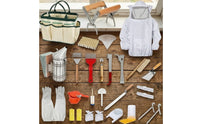Beekeeping Starter Kit Complete Beekeeping Tool Kit Bee Suit Allall-Inclusive Bee Smoker Beginner for Beginners, Apiary