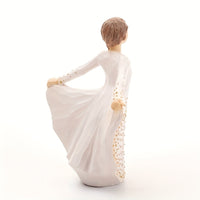 New Skirt Girl European Style Ornament Romantic Christmas Birthday Gift Living Room Decoration Resin Craft