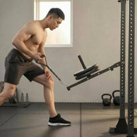Rack-Mounted Training Bar Pin Connection Exercise Gear Forked End
