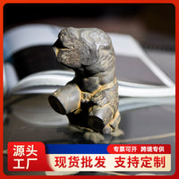 欧式残躯艺术摆件办公室玄关电视柜桌面装饰品创意复古跨境小摆设