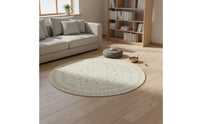 Round Meditation Rug Retro Style Round Floor Cushion Easy to Clean Meditation Floor Seat for Meditators
