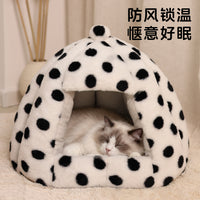 猫窝保暖冬季加厚封闭式狗窝四季通用泰迪小型犬冬天猫屋宠物睡觉