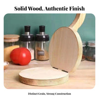 Wooden Dumpling Wrapper Press Solid Wood Dumpling Wrapper Press Easy to Use Wooden Pastry Presser for Home Cooks, Cooking Enthusiasts