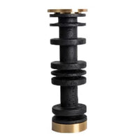 Sculptural Candle Holder Architectural Candlestick Holders Sturdy for Tabletop