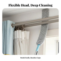 Retractable Crevice dirting Tool Extendable grip Retractable narrow crevice Cleaner