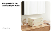 Lidded Storage container multipurpose Container with Lid Stackable Design for Crafters