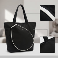 Large Capacity Tennis Tote Bag Sturdy Sports Tote Bag Lightweight Multi-Use for Everyday Errands