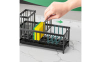 Self-Draining Sink Organizer Base Tray Kitchen Sink Organizer Easy to Clean Household Storage