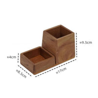 uncoveredTop Wood Box Non Wood Storage Box for Bar