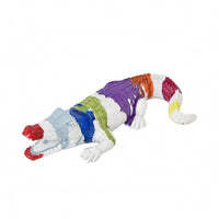 Reclining Ornament Detailed Scale Texture Resin Statue