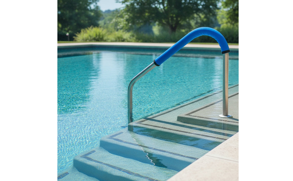 Guarding Pool Handrail Cover Cushioned Pool Handrail Sleeve with Hook-and-Loop Comfortable Grip Sleeve Safe for Backyard Patio