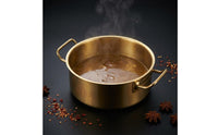 Induction Soup Pot Smooth Lustrous Finish Kitchenware Side Handles Cookware