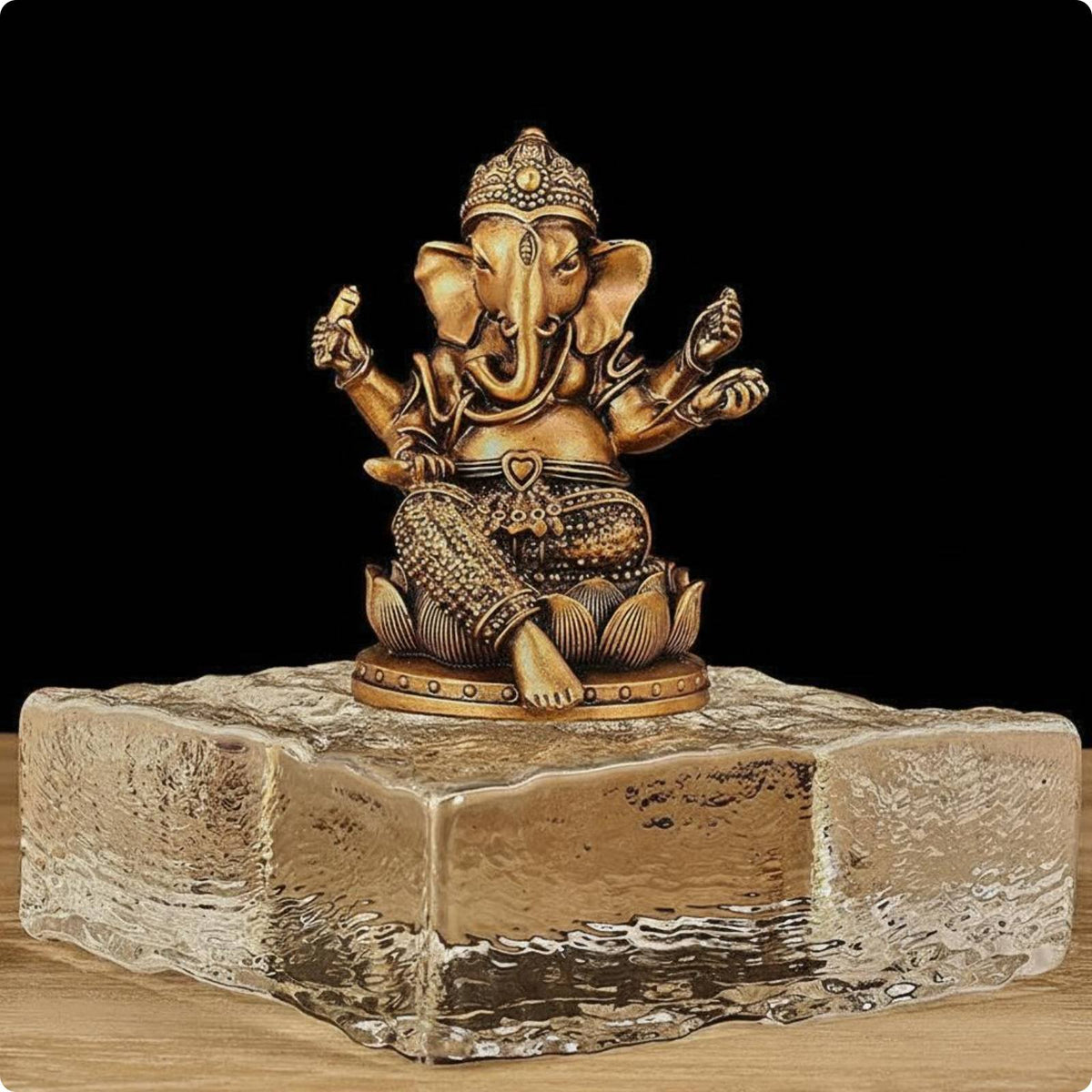 Thai Elephant God Statue Resin Material Ganesha Statue Long-Lasting