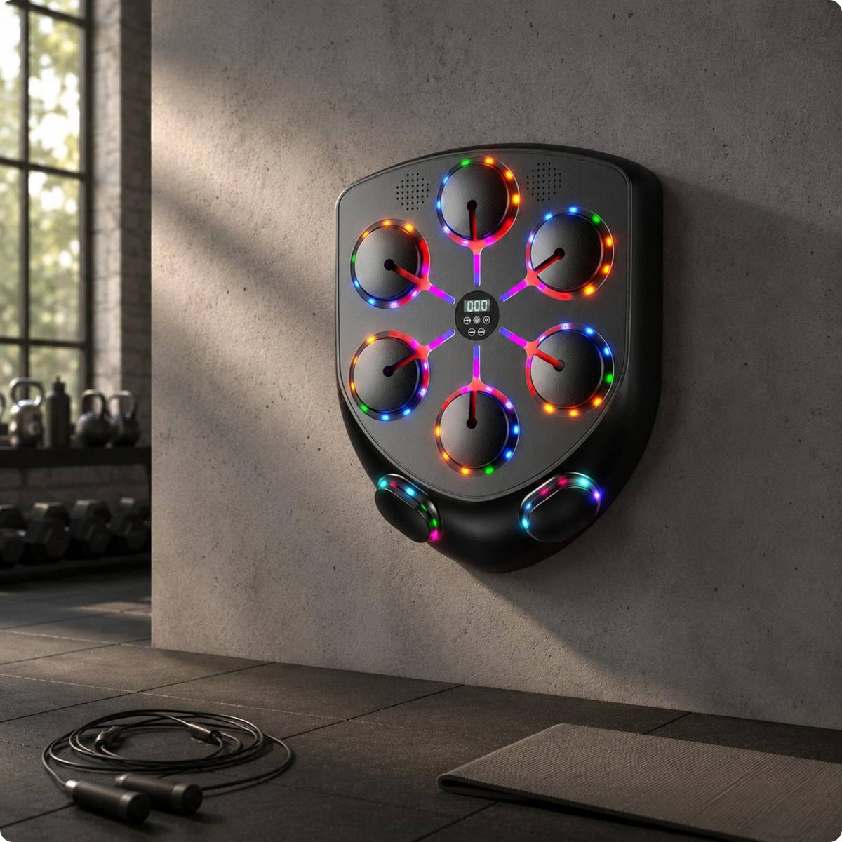 Bluetooth Boxing Target Smart Fitness Gear LED Display