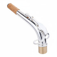 E Flat Saxophone Neck Rich Tone   Sax Replacement Neck Smooth Breath Control for Saxophonists, Artists