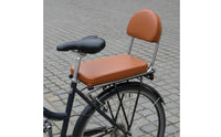Rear Bike Seat with Backrest Comfortable Back Support Cycle Rear Seat Wear-Resistant Transport Accessory