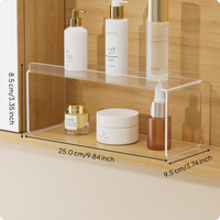 Clear acrylic divider panel