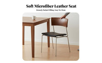 Armchair with Metal Frame Modernist Aesthetic Dining Seating Hangable Design Adaptable Use for Restaurant Owners, Kitchen