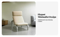 Circular-Frame Frame Armchair Minimalist Look Lounge Chair High Supportrest Designer Inspired for Interior Designers, Showroom