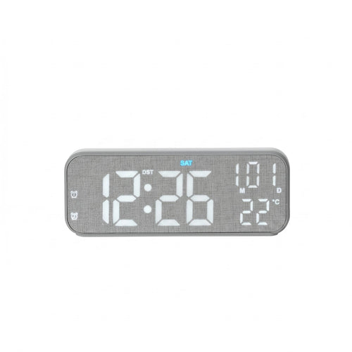 LED Desk LED Desk Clock Blue Light Strip Tabletop Decor Rounded Corners