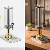 Drink Dispenser with Chilling Core Polished Countertop Beverage Dispenser Food-Grade for Restaurants, Hotels, Buffet, Catering